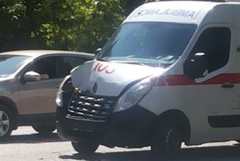 В Севастополе фургон «влетел» в карету «скорой помощи», перевозившую роженицу