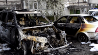 Ночью в Керчи сгорели два автомобиля