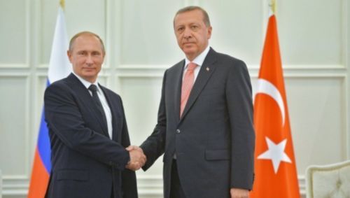 Путин в Санкт-Петербурге проводит встречу с Эрдоганом