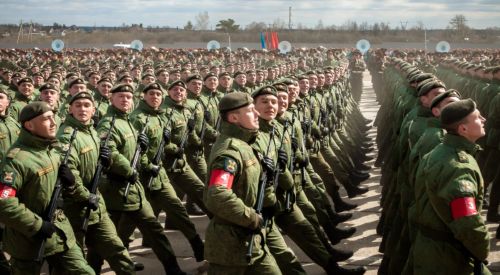 Путин увеличил численность вооруженных сил РФ