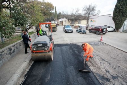 Ремонт дорог в Ялте