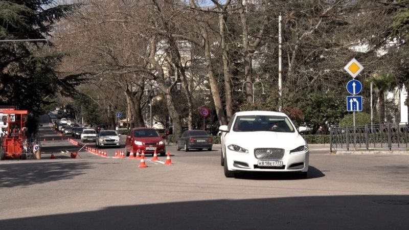 разметка в Ялте