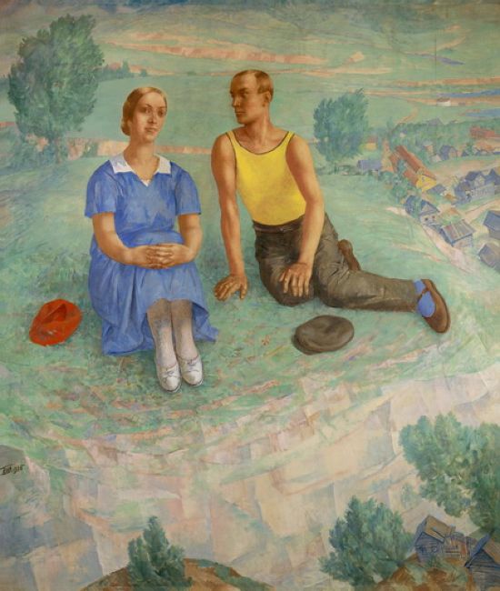 Кузьма Петров Водкин Весна 1935 
