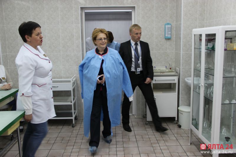 Вероника Скворцова в Ливадийской больнице
