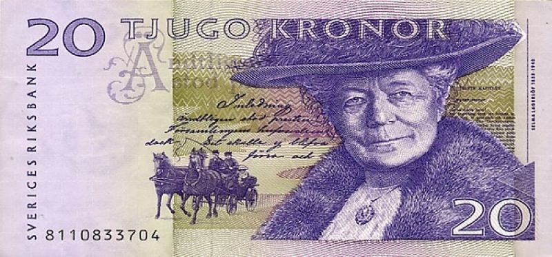 shvedskaya krona 20 1 dengi