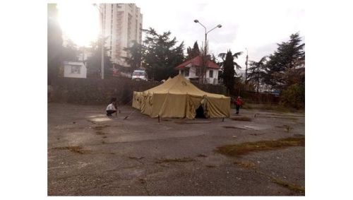 Пункт обогрева в Алуште