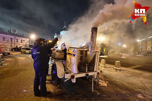 Мороз в Москве