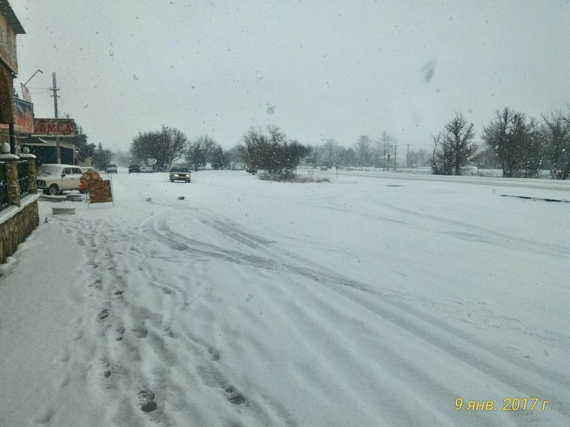 гололед в Крыму