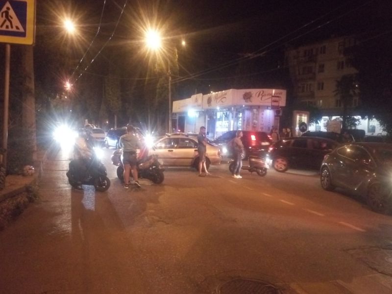 Авария на Кирова в Ялте