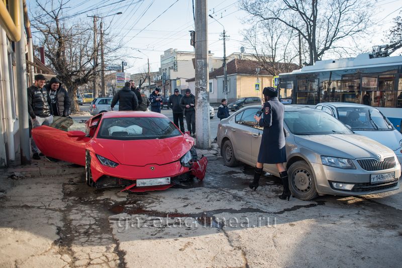 Ламборжини авария