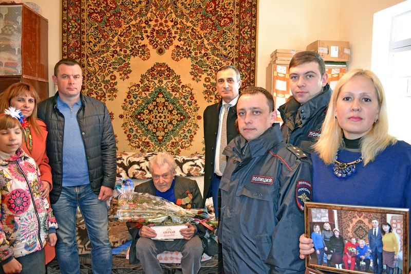 Ветеран Великой Отечественной войны Крижевский Александр Захарович отметил юбилей 