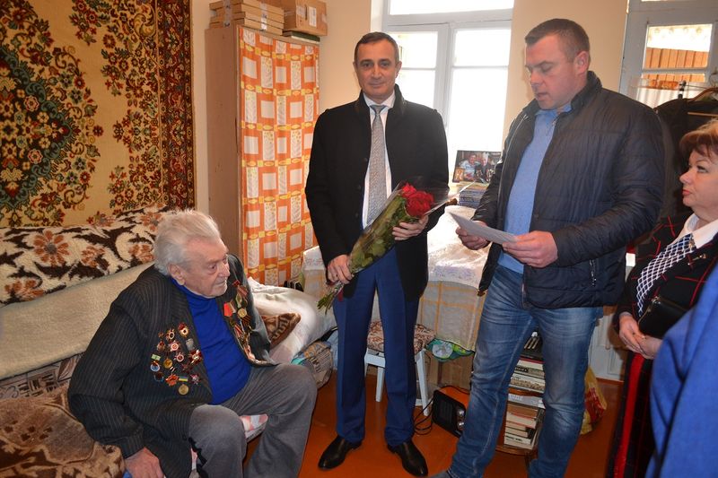 Ветеран Великой Отечественной войны Крижевский Александр Захарович отметил юбилей 