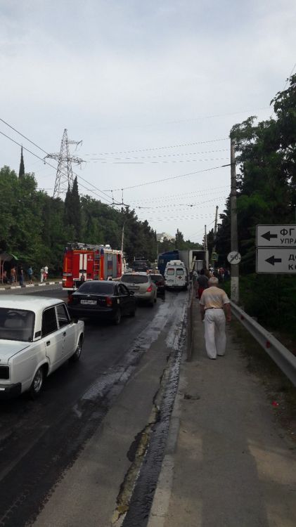 ДТП в Массандре 9 июня
