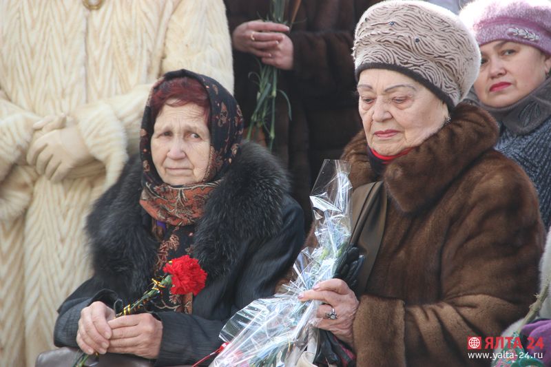 Митинг в память о выводе войск из Афганистана Ялта