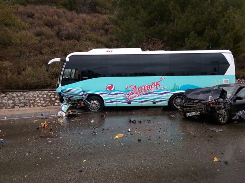 ДТП с автобусом Артека