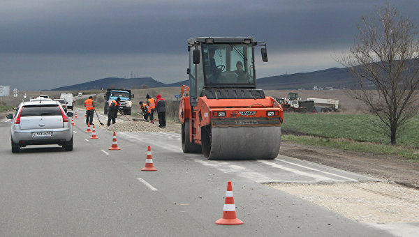 Ремонт дорог в Крыму