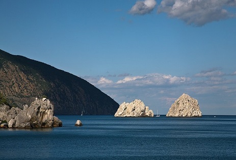 Скалы Адалары в Гурзуфе