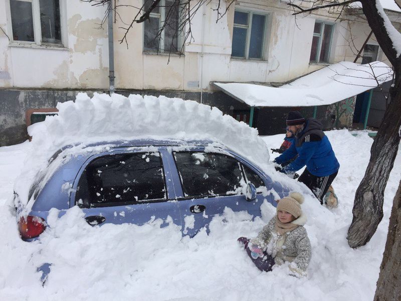 Снеговики в Ялте