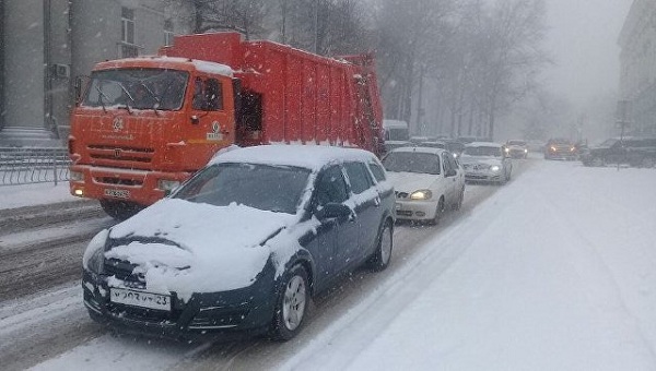 Снег в Крыму