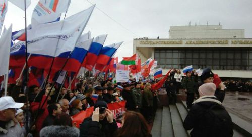 митинг против санкций