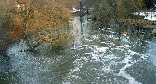 Подъем уровня рек в Крыму
