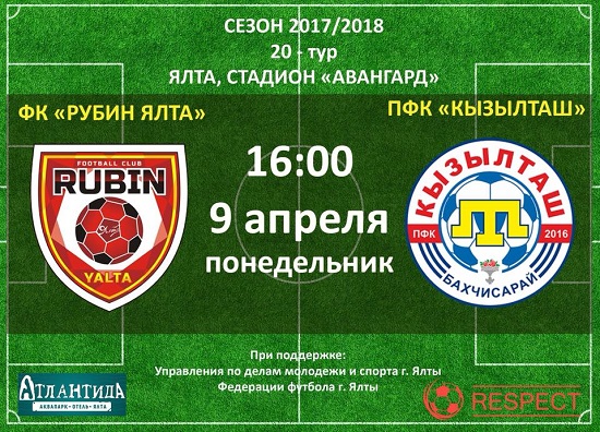 ФК "Рубин Ялта" и ФК "Кызылташ"