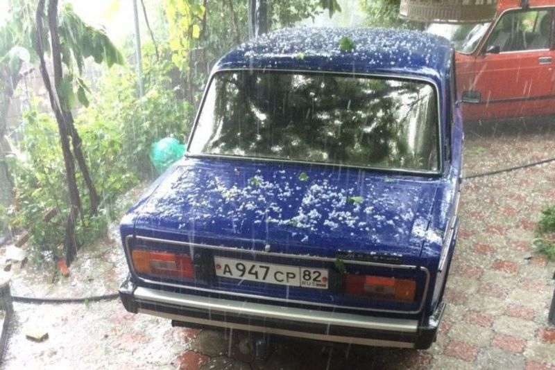 Ливень в Ялте