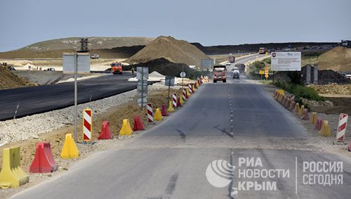 дорога мост Крым