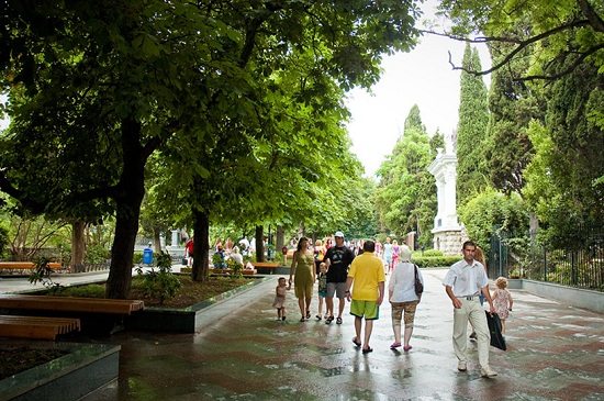 Улица Пушкинская в Ялте