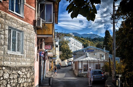 Улица Дражинского в Ялте