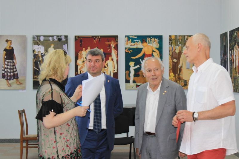 В Алупке открылась выставка картин советского и российского художника Дмитрия Жилинского 18 vistavka