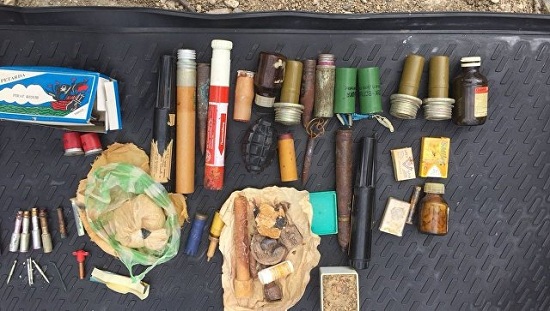 Схрон оружия времен ВОВ в Севастополе