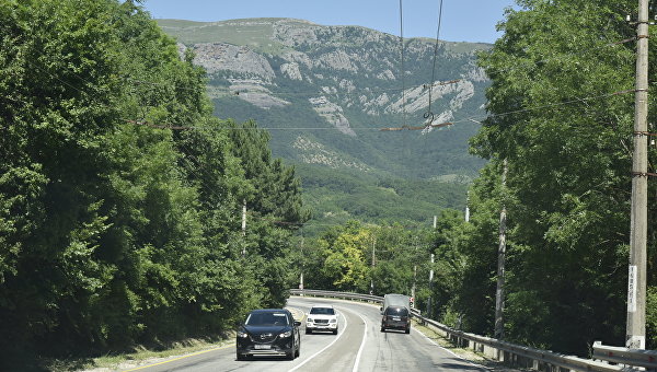 Дорога в Крыму