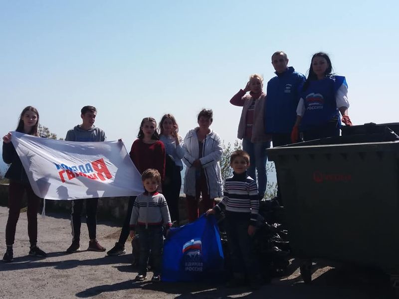 субботник в Алупке