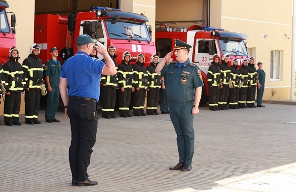 Пожарно-спасательная часть в Оползневом