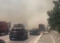 Пожар в Ялте