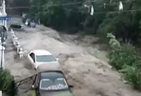 В Ялте в результате потопа пострадало 159 автомобилей