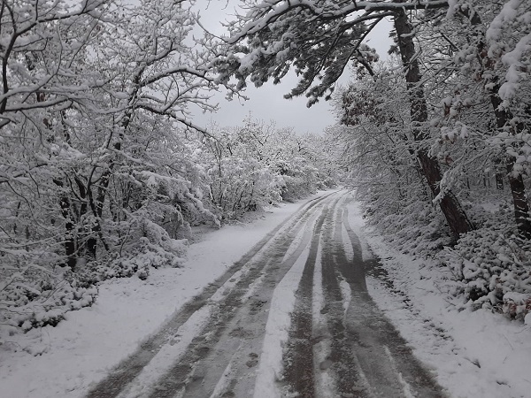 Снег в Крыму