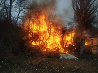 Пожар в Ялте