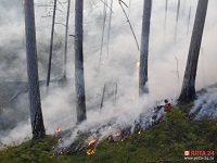 Пожар в Ялте