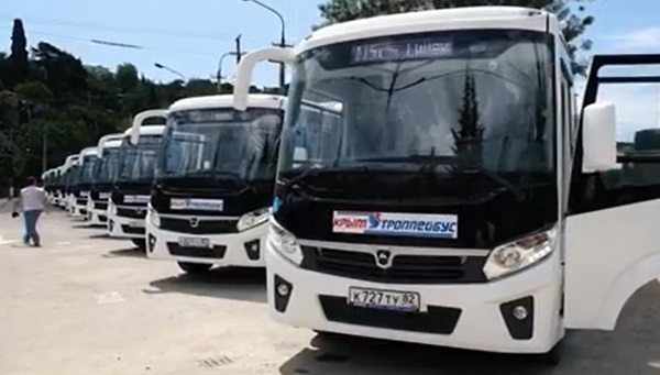 Новые автобусы выходят на ялтинские маршруты №115, №132 и №102 