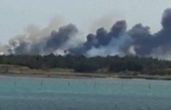 На аэродроме в районе Новофедоровки в Крыму взорвались боеприпасы - Минобороны