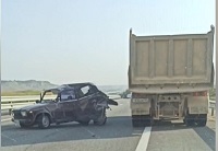 Две легковушки столкнулись на трассе "Таврида" в Крыму